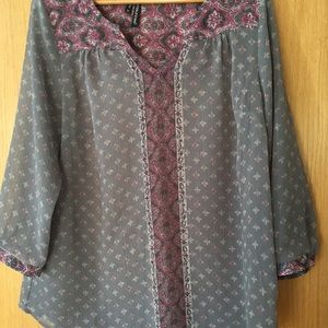 Maurice’s sheer top.